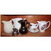 Image 1 : BUNDLE OF ASSORTED PITCHERS AND CREAMERS