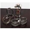 Image 1 : LOT OF HORSESHOE CRAFTED WINE HOLDERS ECT
