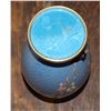 Image 3 : VINTAGE ENAMELED BRASS CLOISONNE VASE