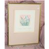 Image 1 : FRAMED UNDER GLASS SIGNED NUMBERED ART PIECE