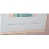 Image 2 : FRAMED UNDER GLASS SIGNED NUMBERED ART PIECE