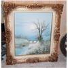 Image 1 : LARGE ORIGINAL PAINTED ART PIECE SIGNED BY ARTIST