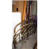 Image 1 : LARGE LOT OF VINTAGE BED FRAME PIECES