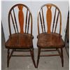 Image 1 : TWO ANTIQUE WOOD CHAIRS