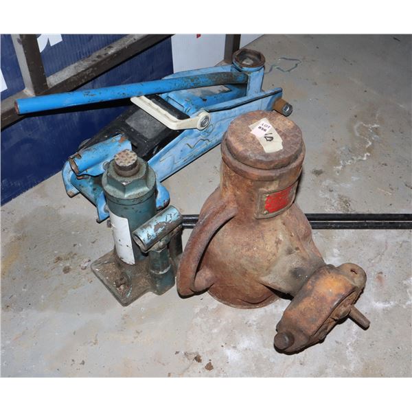 ANTIQUE JACK SOLD WITH MODERN JACKS