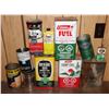 Image 1 : LOT OF VINTAGE METAL FLUID CONTAINERS