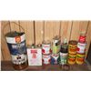 Image 1 : COLLECTION OF VINTAGE FLUID TINS, SOME ARE FULL