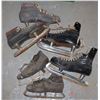Image 1 : 3 PAIRS OF VINTAGE/ ANTIQUE SKATES