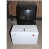 Image 1 : TWO PAPER TOWEL DISPENSERS, ONE VINTAGE ONE MODERN