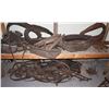 Image 3 : GIANT LOT OF VINTAGE/ ANTIQUE HORSE TACK