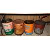 Image 1 : FOUR VINTAGE METAL DRUMS