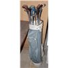 Image 1 : VINTAGE/ ANTIQUE GOLF CLUBS WITH BAG