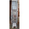 Image 1 : TWO LADDERS AND STEP STOOL