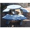 Image 1 : CONCRETE TABLE WITH BENCH SEATING