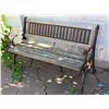 Image 1 : VINTAGE WOOD/ METAL BENCH FOR RESTORATION
