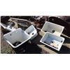 Image 4 : LARGE LOT OF ANTIQUE CAST IRON SINKS, TRACTOR