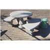 Image 1 : CONCRETE TABLE WITH BENCH SEATING AND EXTRA