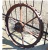 Image 1 : ANTIQUE TRACTOR WHEEL