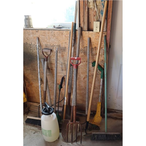 LARGE LOT OF GARDENING TOOLS AND MORE
