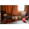 Image 1 : LARGE LOT OF GARAGE ITEMS INCLUDING TRELLIS,