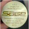Image 3 : FISHING - Sage TXL7ft 10in Fly Rod 2 1/4 oz No 3 Line c/w Metal case