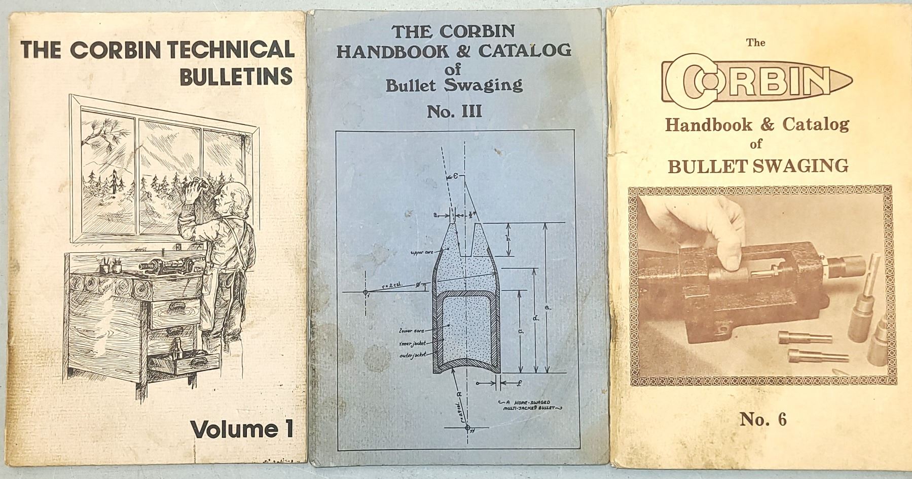 Corbin Handbook & Catalog of Bullet Swaging No 1, 3 & 6