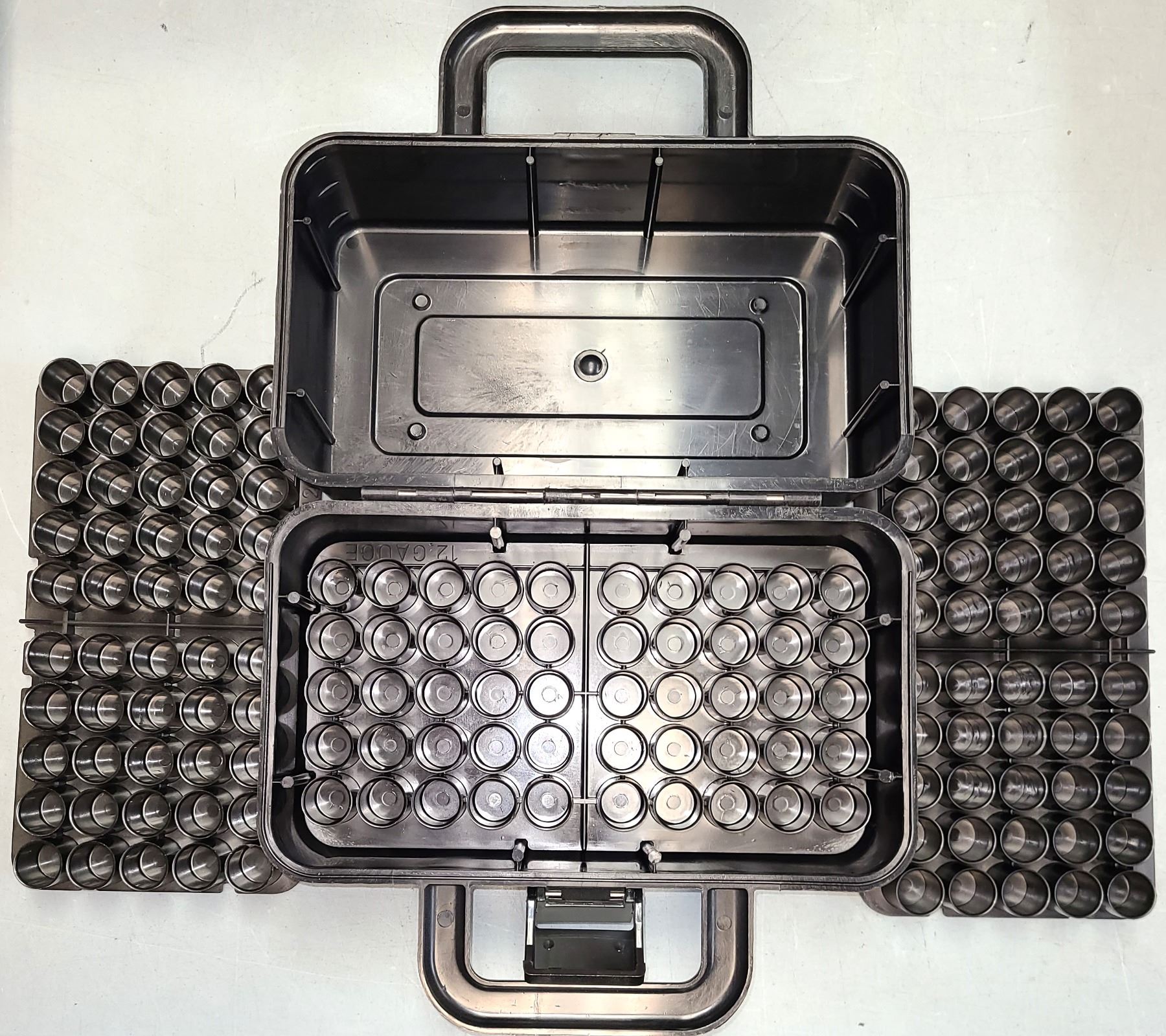 Mtm MTM Case Gard 100 Shot Gun Ammo Box - NEW - + Extra Trays