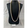 Image 1 : Extra Length, Knottede Pearls w/ Original Clasp Necklace