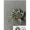 Image 2 : Vintage Silver Tone Brooch w/ Stones