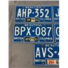 Image 2 : 5 Vintage Beautiful British Columbia License Plates