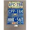 Image 1 : 3 Vintage License Plates - New Brunswick & 2 Beautiful British Columbia
