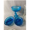 Image 2 : Large Lot Of Vintage Glass Ware - Vases, Serving Platers, Pickle Trays & More
