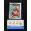 Image 1 : 2008 Topps Autographed Joe Montana NFL Card w/ C.0.A