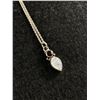 Image 2 : 925 Sterling Silver Pendant w/ Genuine Stones and Sterling Silver Chain Necklace