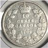 Image 1 : Canadian .10 Cent Dime 1902H