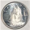 Image 1 : Canadian .10 Cent Dime 1965