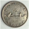 Image 1 : 1954 Queen Elizabeth II Canadian Silver Dollar