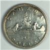 Image 1 : 1956 Queen Elizabeth II Canadian Silver Dollar UNC