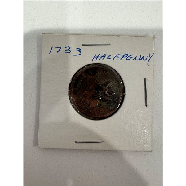 1733 half penny