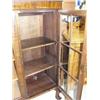 Image 2 : ball and claw foot 3 drawer display cabinet, circa 1900, 54"x15.5"x59" (2)