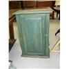 Image 1 : Painted green cabinet with door, 31" tall - new (2)