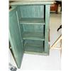 Image 2 : Painted green cabinet with door, 31" tall - new (2)