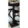 Image 1 : carved mahogany plant stand - new (2)