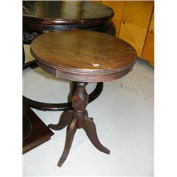 American lamp table round 24" tall, 16" top (2)