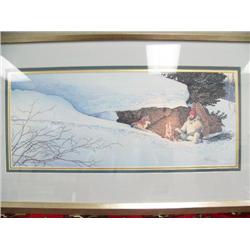 25"x11" signed and numbered print by Scott Kennedy 1989 (22)