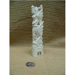 6.5" Thai carving done in bone (2)