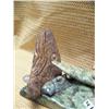 Image 2 : 7.5" soapstone kayaker and whale bone whale #582F (2)