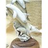 Image 3 : Group of 7.5"  4 carved killer whales carved from antler - imported, retail price $750 (2)