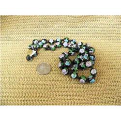 24" strand of hand painted beads (2)