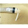 Image 2 : 13.5" ancient walrus oosik with fossilized ivory walrus head (2)